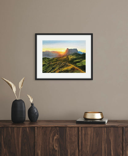 "Dolomites" oil painting