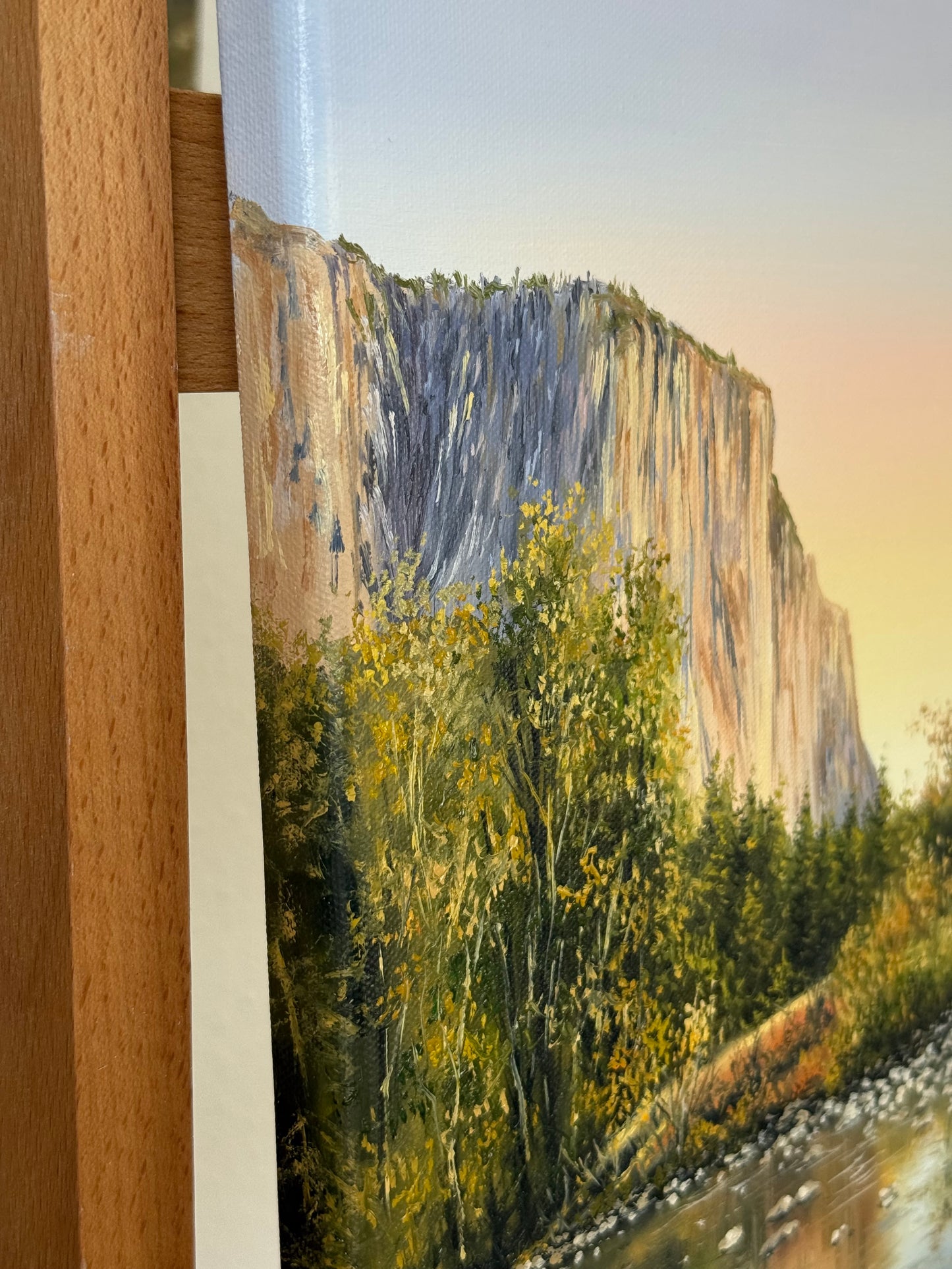 “Yosemite Valley” oil painting