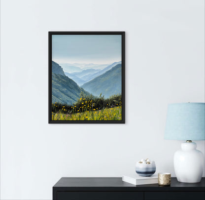 “Austrian mountains” oil painting
