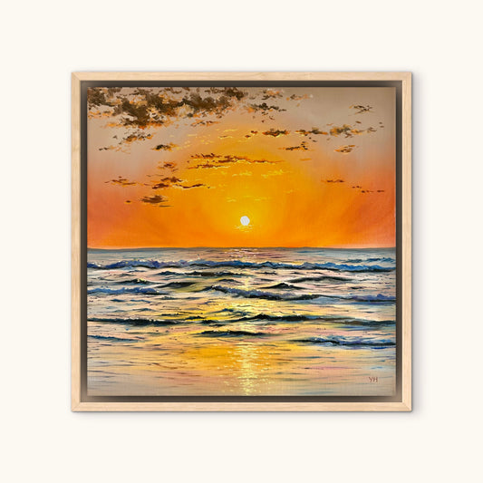 "Sunset over Praia da Adraga"