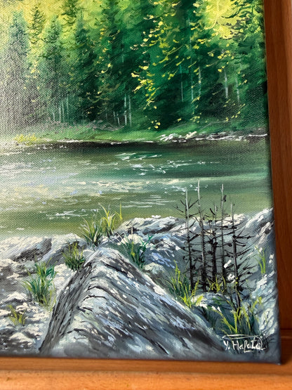 “Eibsee with Alps”