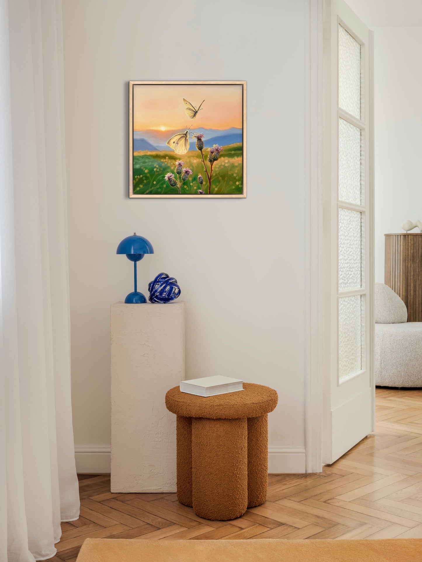 „Butterflies at Dawn“ oil painting