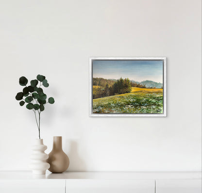 "Lautertal Hills" oil painting