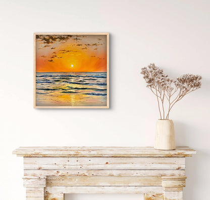 "Sunset over Praia da Adraga"