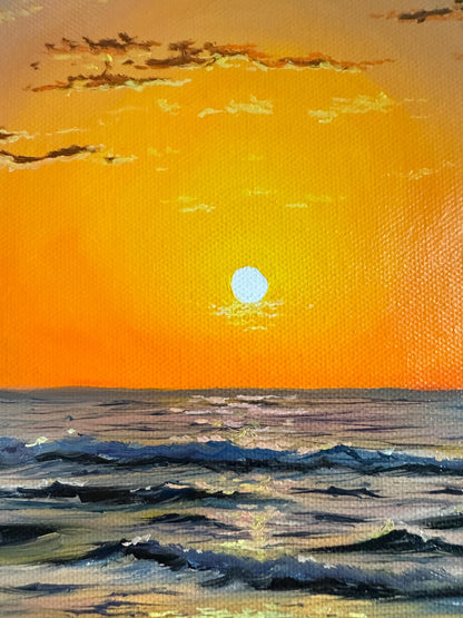 "Sunset over Praia da Adraga"