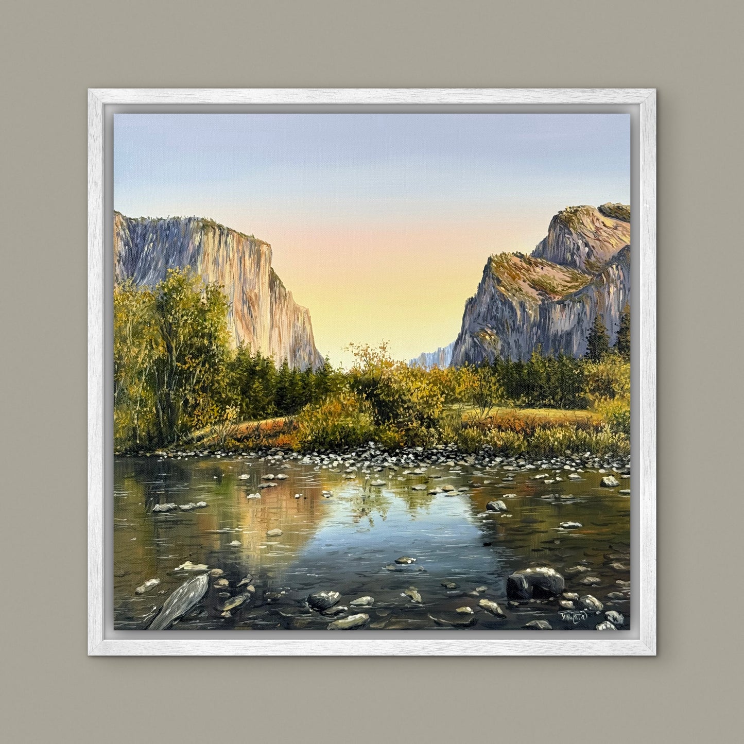 “Yosemite Valley” oil painting