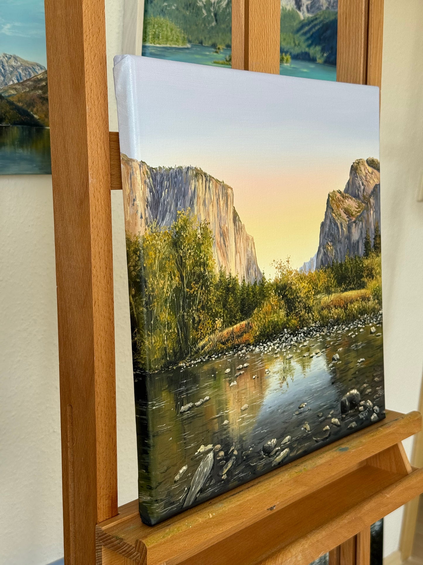 “Yosemite Valley” oil painting