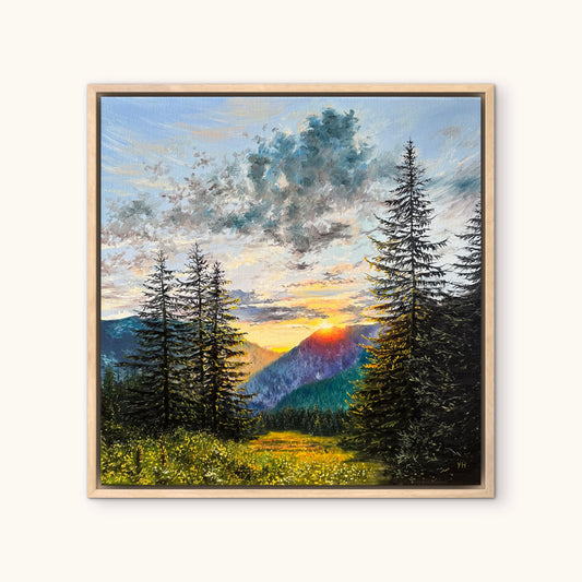 "Sunset in Tatra National Park"