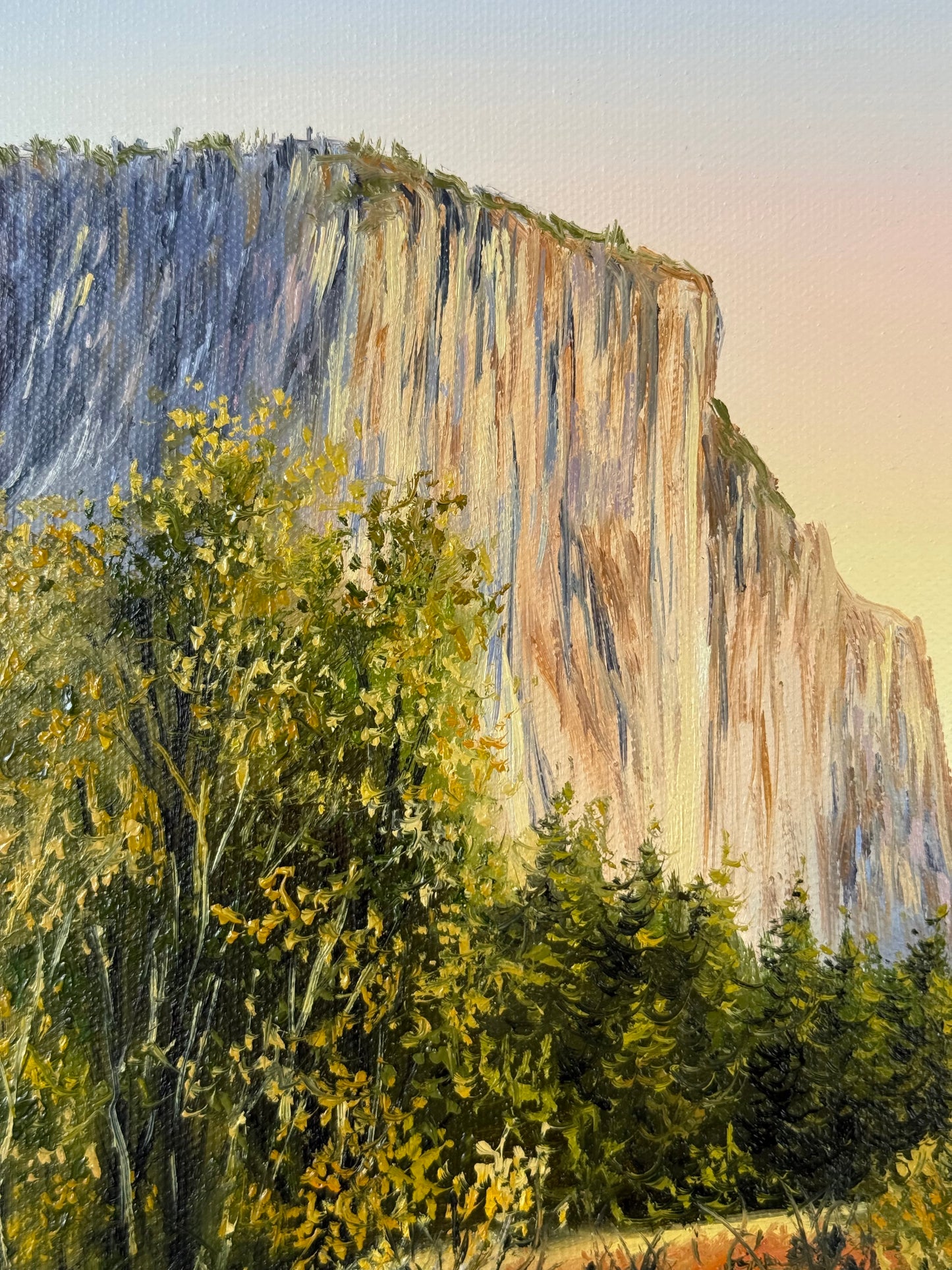 “Yosemite Valley” oil painting