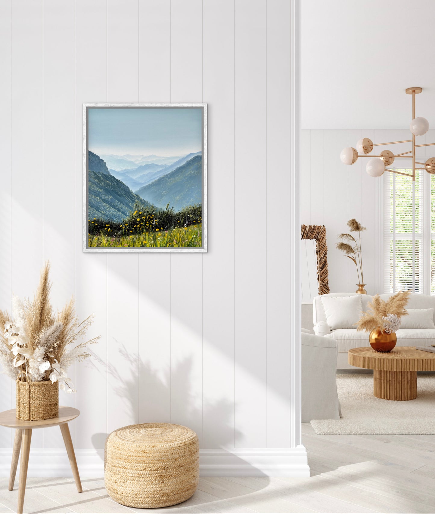 “Austrian mountains” oil painting