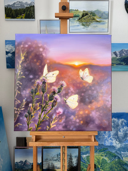 “Echo of the Sun” oil painting