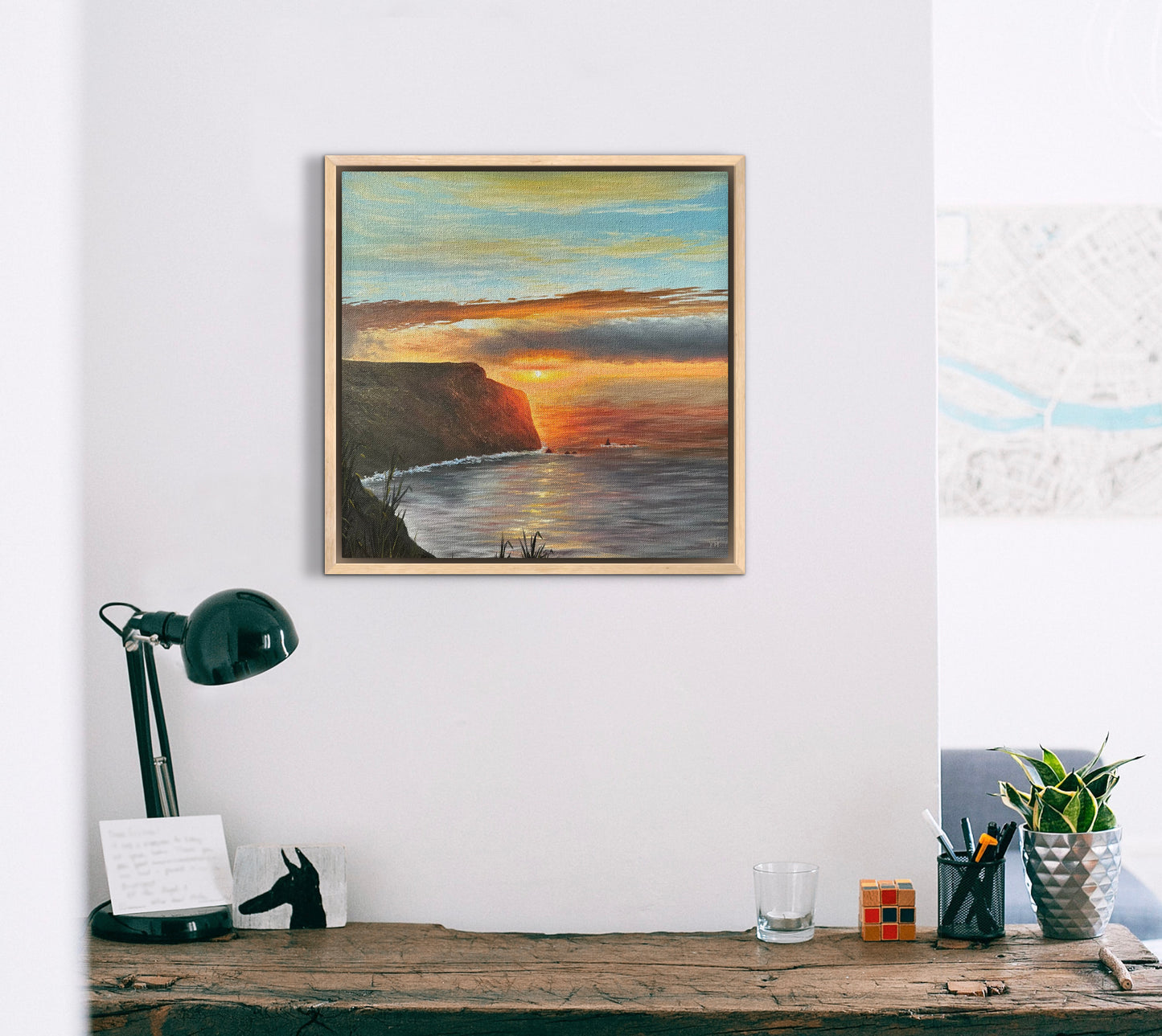 "São Miguel in Azores" oil painting