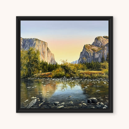 “Yosemite Valley” oil painting