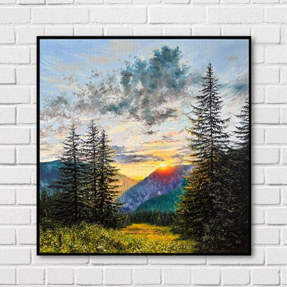 "Sunset in Tatra National Park"