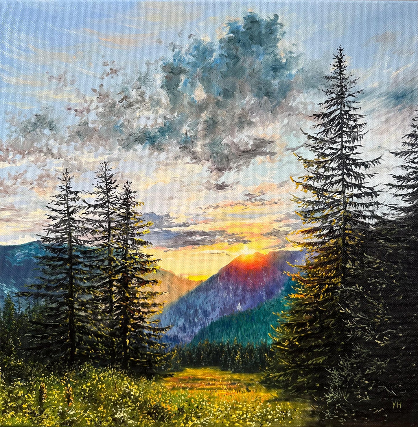 "Sunset in Tatra National Park"