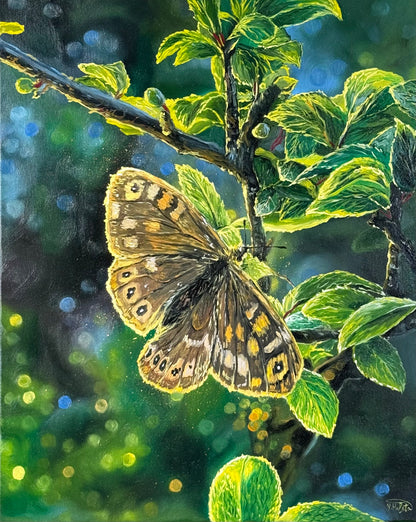 "Verzauberter Garten" Ölgemälde