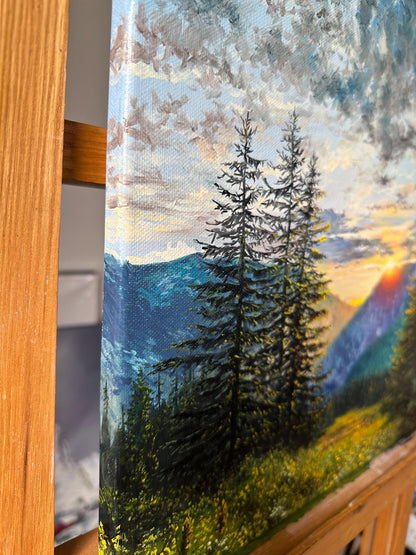 "Sunset in Tatra National Park"