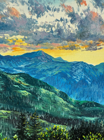 “Sunset in the Tatra Mountains”