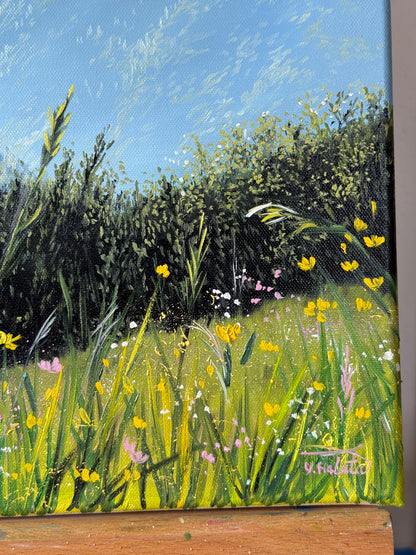 “Austrian mountains” oil painting