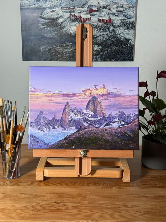 „Mount Fitz Roy“ oil painting