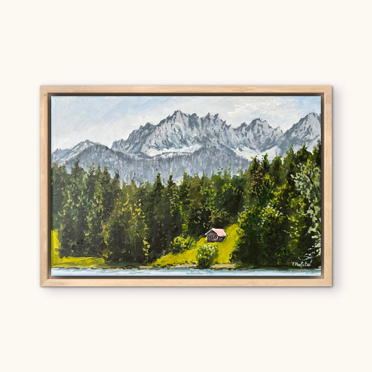 "Geroldsee Lake in German Mountains"