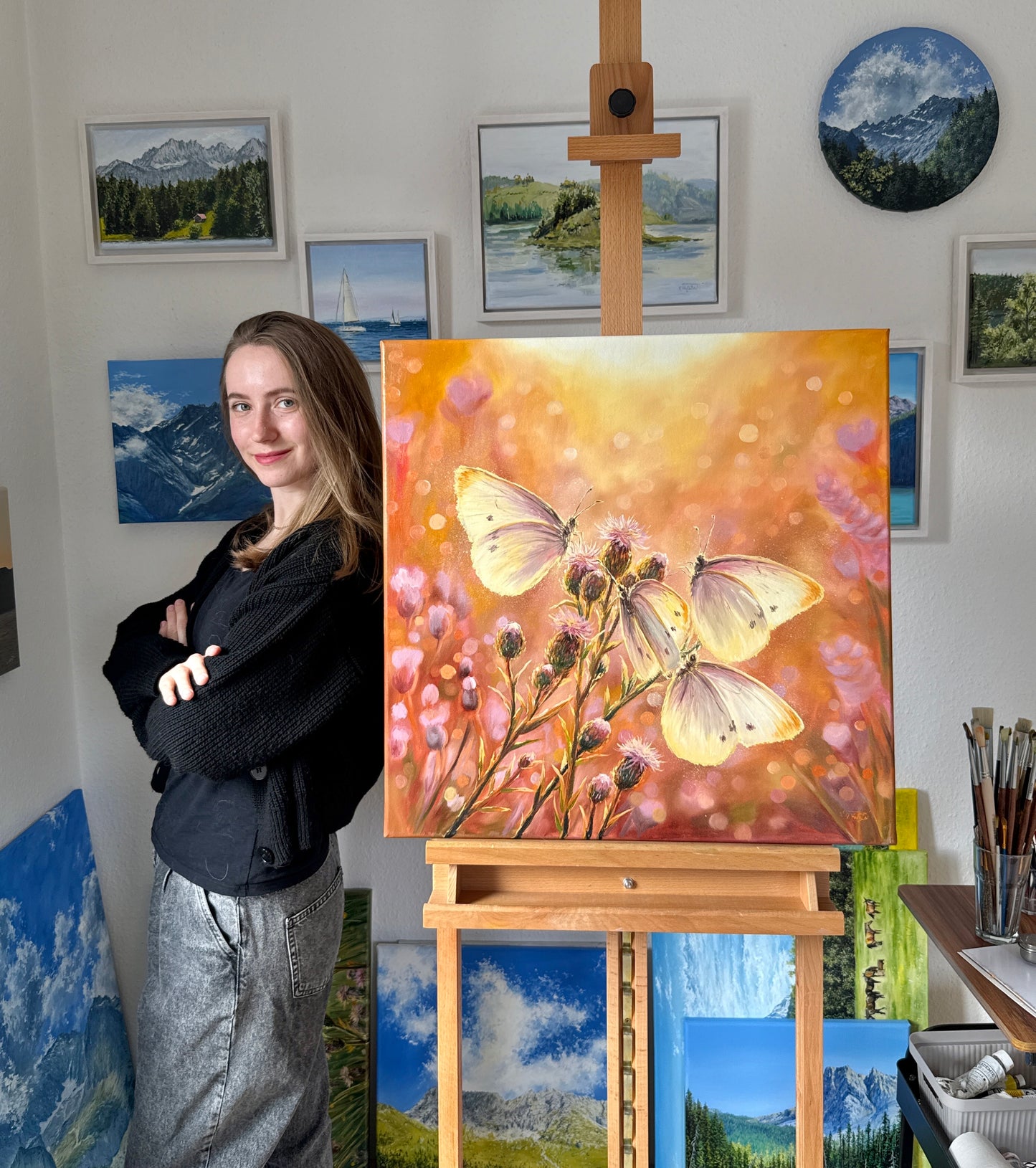 “Whispers of Light” oil painting