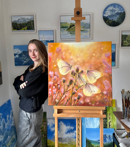 “Whispers of Light” oil painting