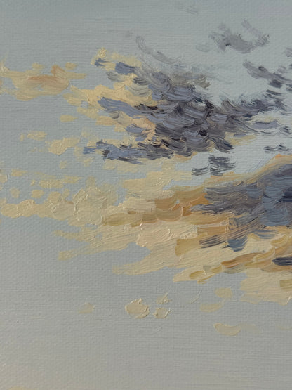 “First Light over the German Alps”oil painting