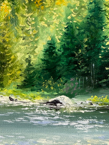 “Eibsee with Alps”