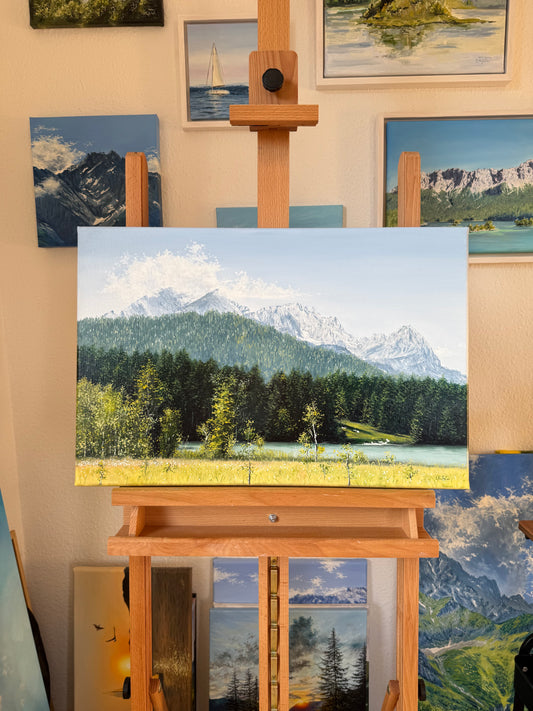 “Wagenbrüchsee” oil painting