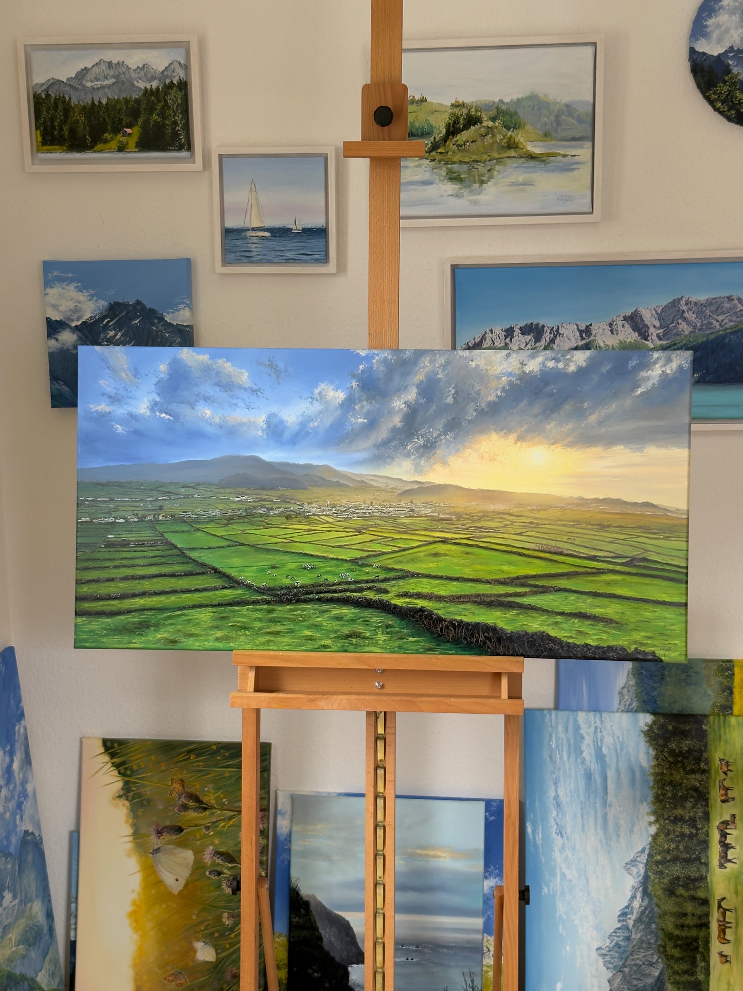 “Terceira, Azores” oil painting