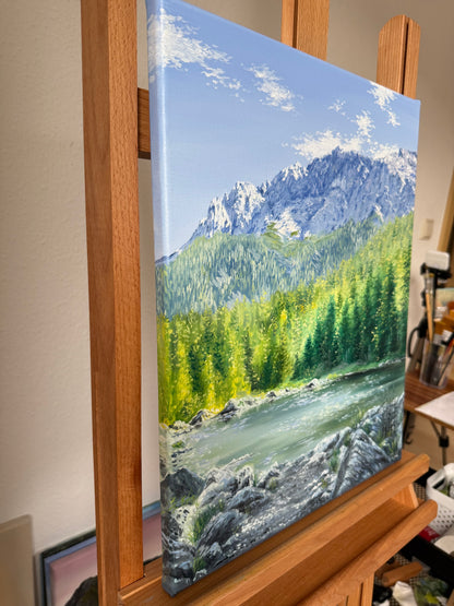 “Eibsee with Alps”