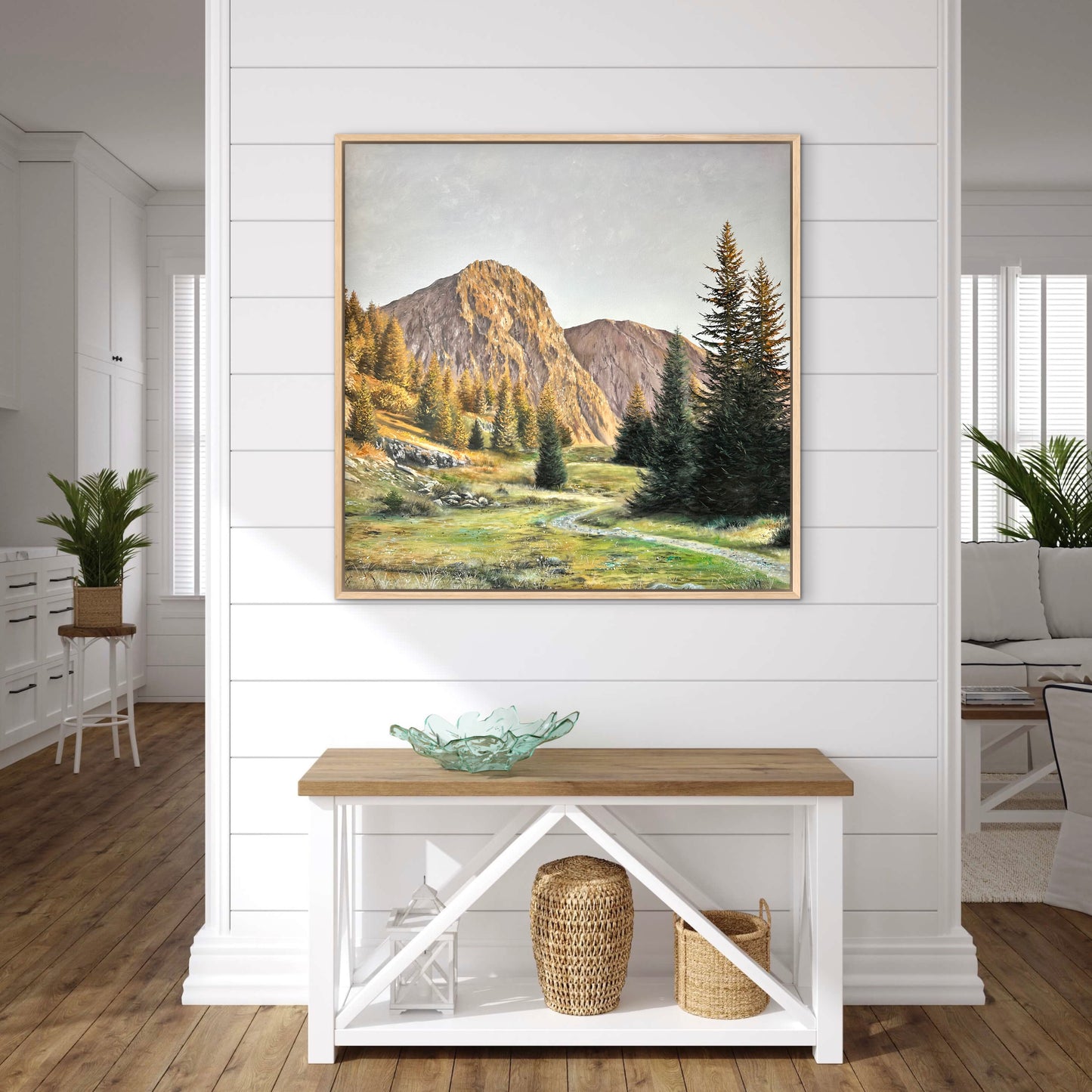 "Près du Lac Fourchu" oil painting