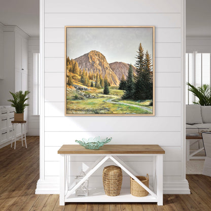 "Près du Lac Fourchu" oil painting