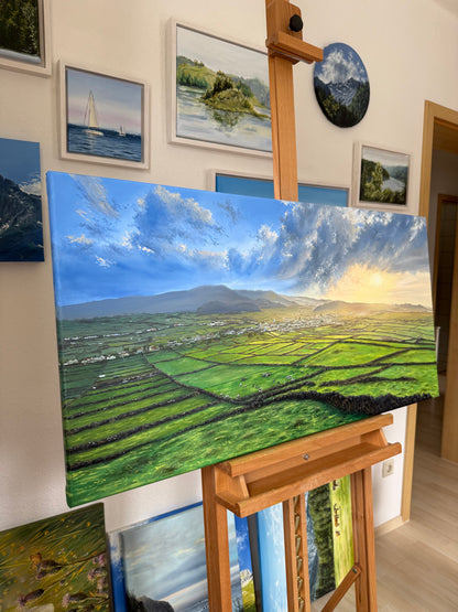 “Terceira, Azores” oil painting