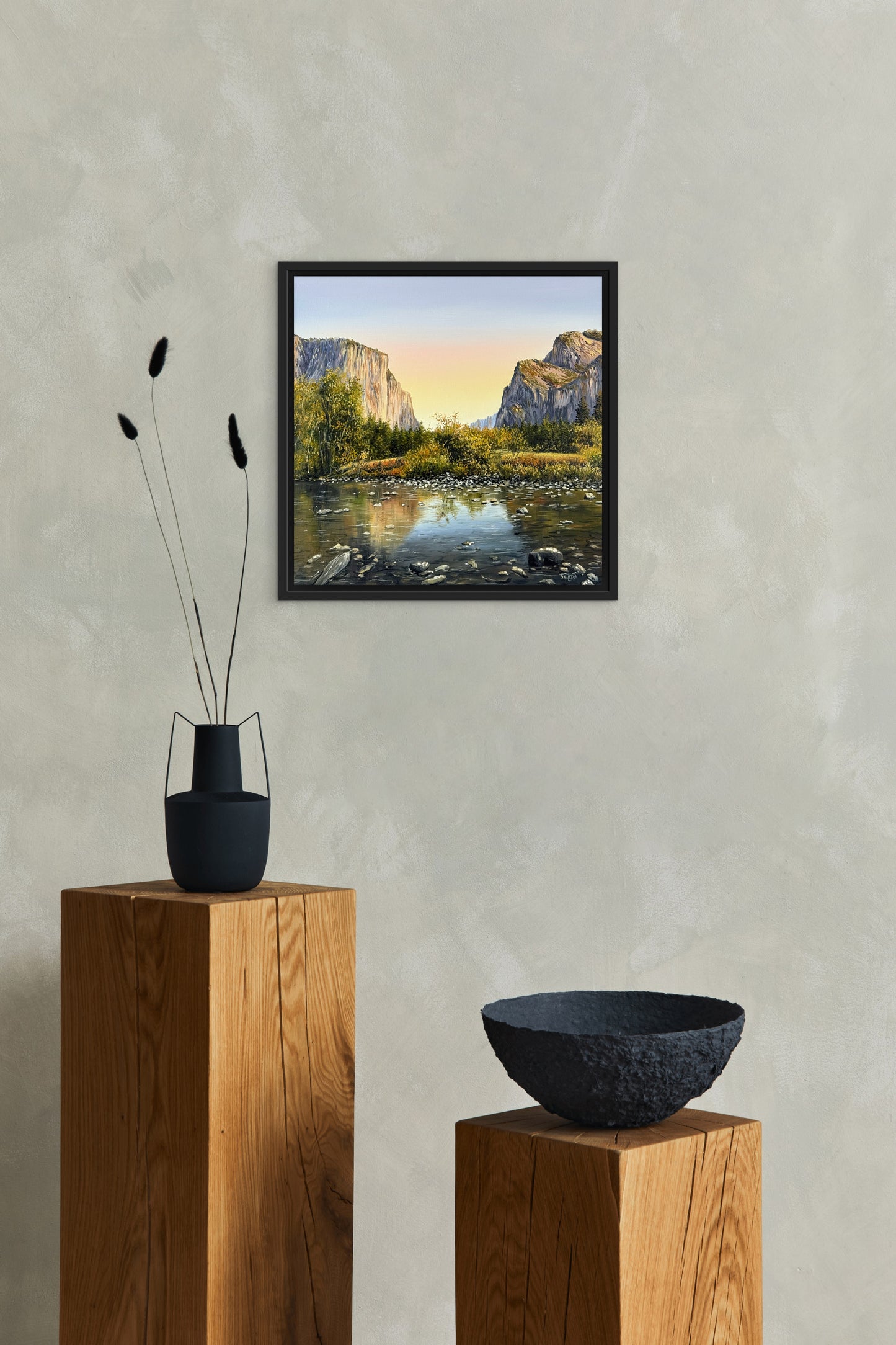 “Yosemite Valley” oil painting