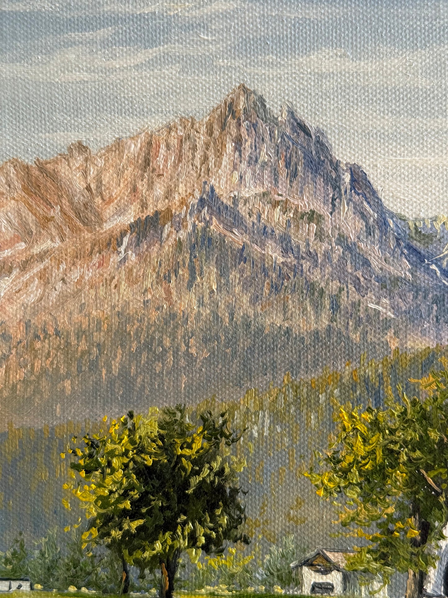 “St. Coloman Church, Bavaria” oil painting