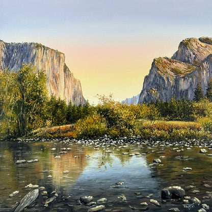 “Yosemite Valley” oil painting