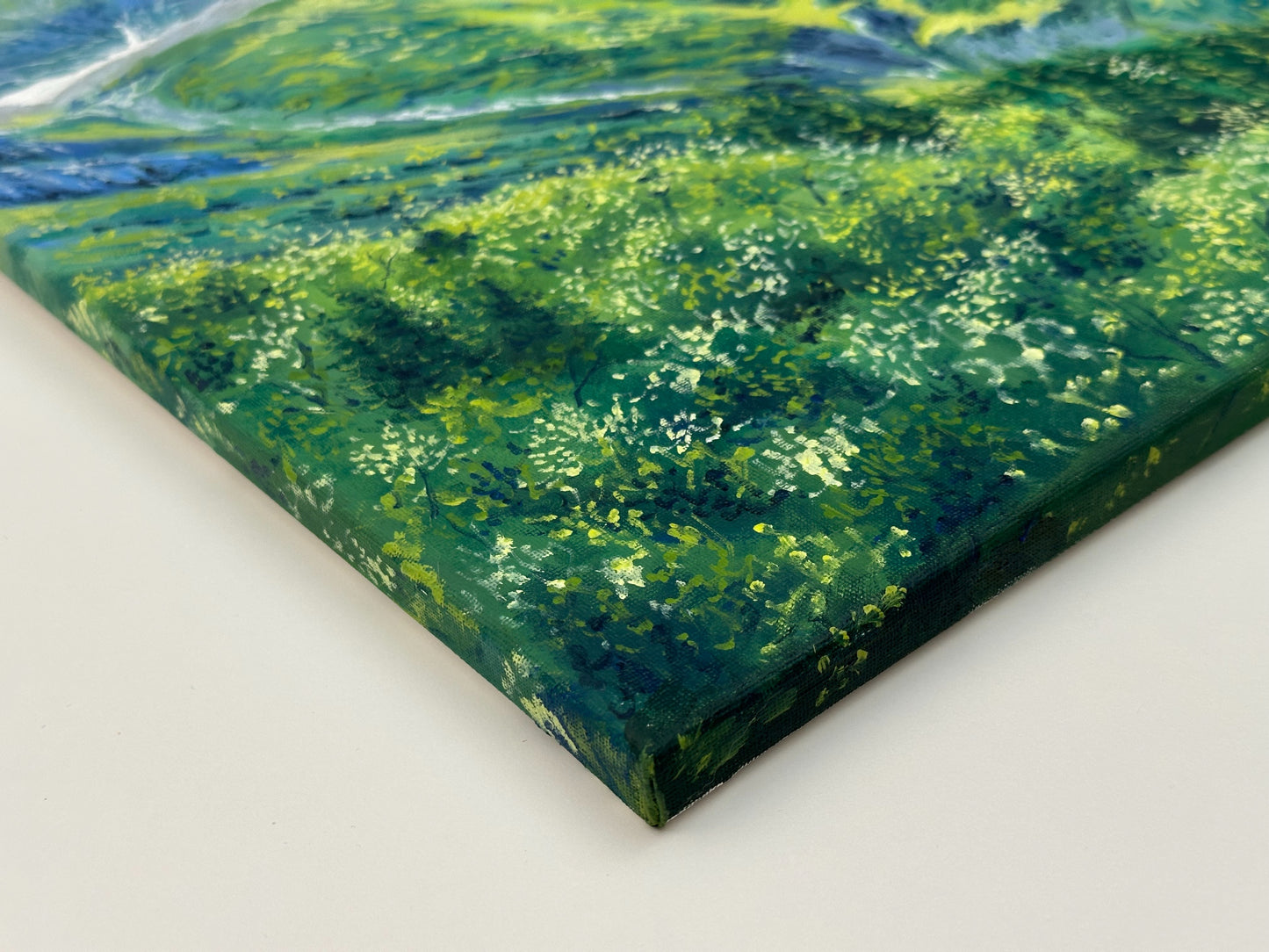 “Höllental, Alpen“ oil painting