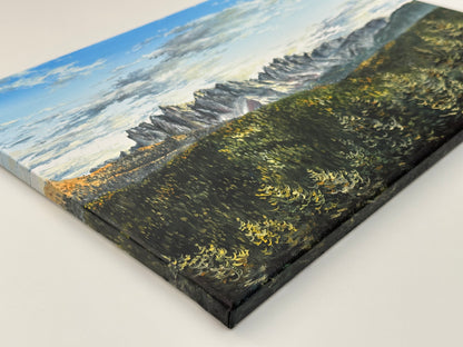 "Dolomites in Italy" oil painting