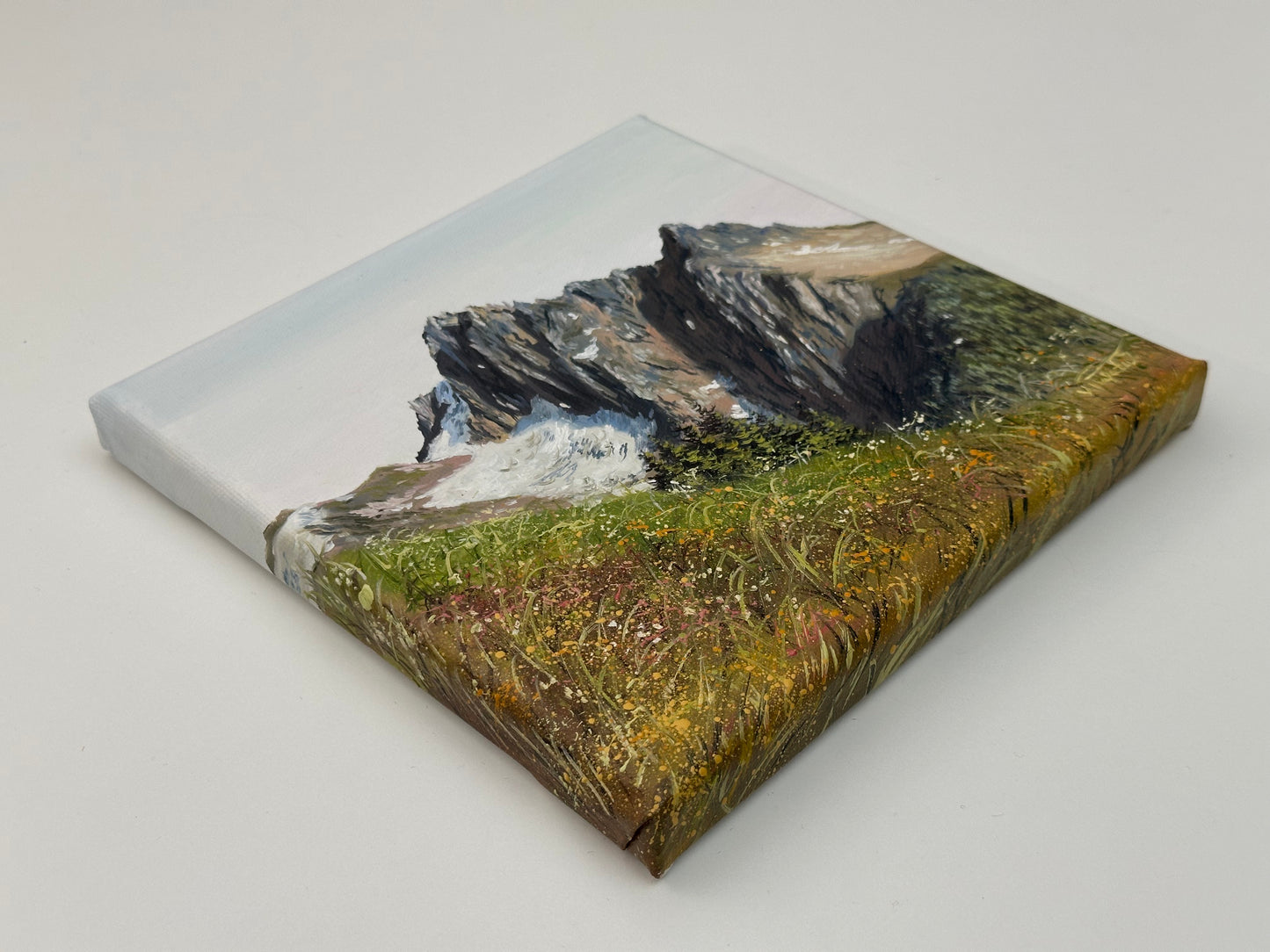 "Mount Sefrit" oil painting