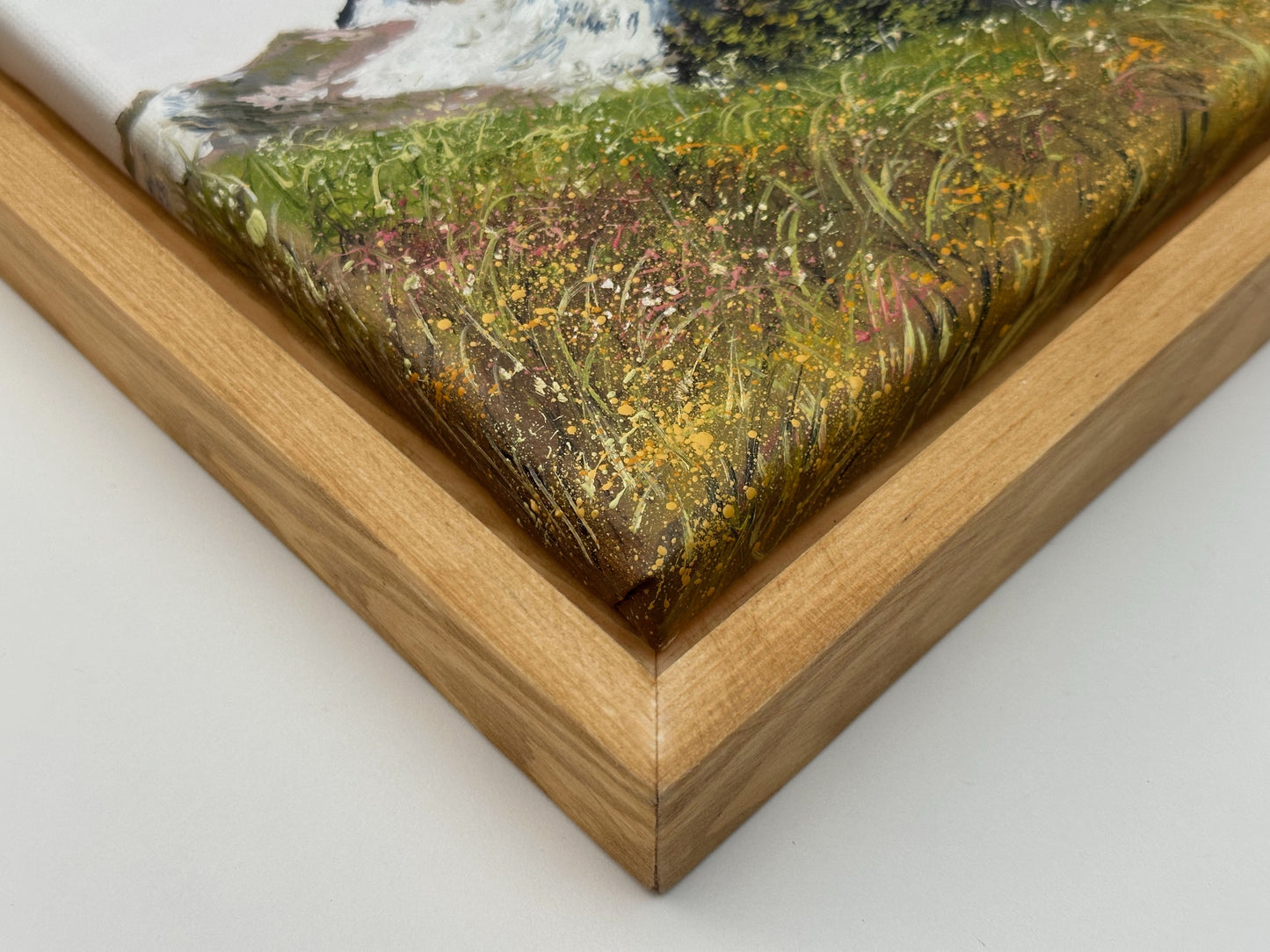 "Mount Sefrit" oil painting