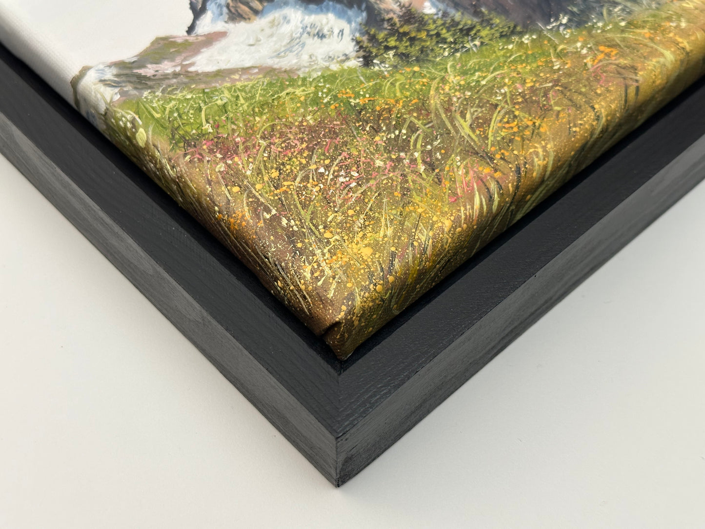 "Mount Sefrit" oil painting