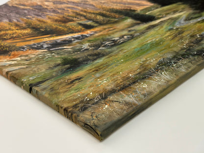 "Près du Lac Fourchu" oil painting