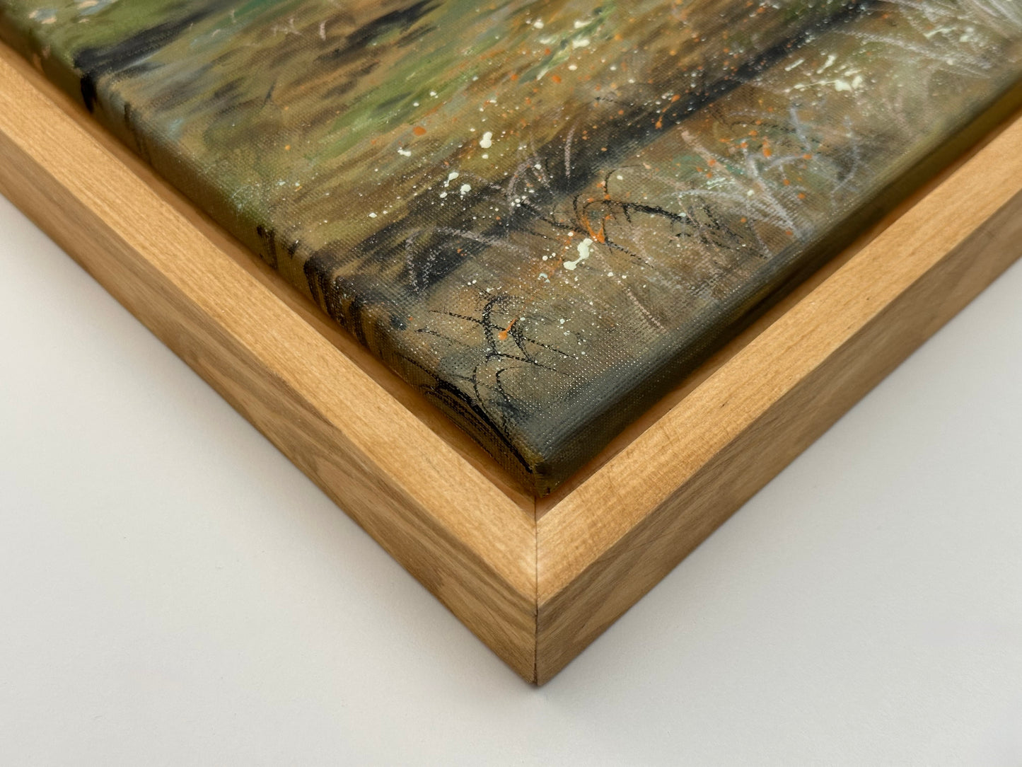 "Près du Lac Fourchu" oil painting