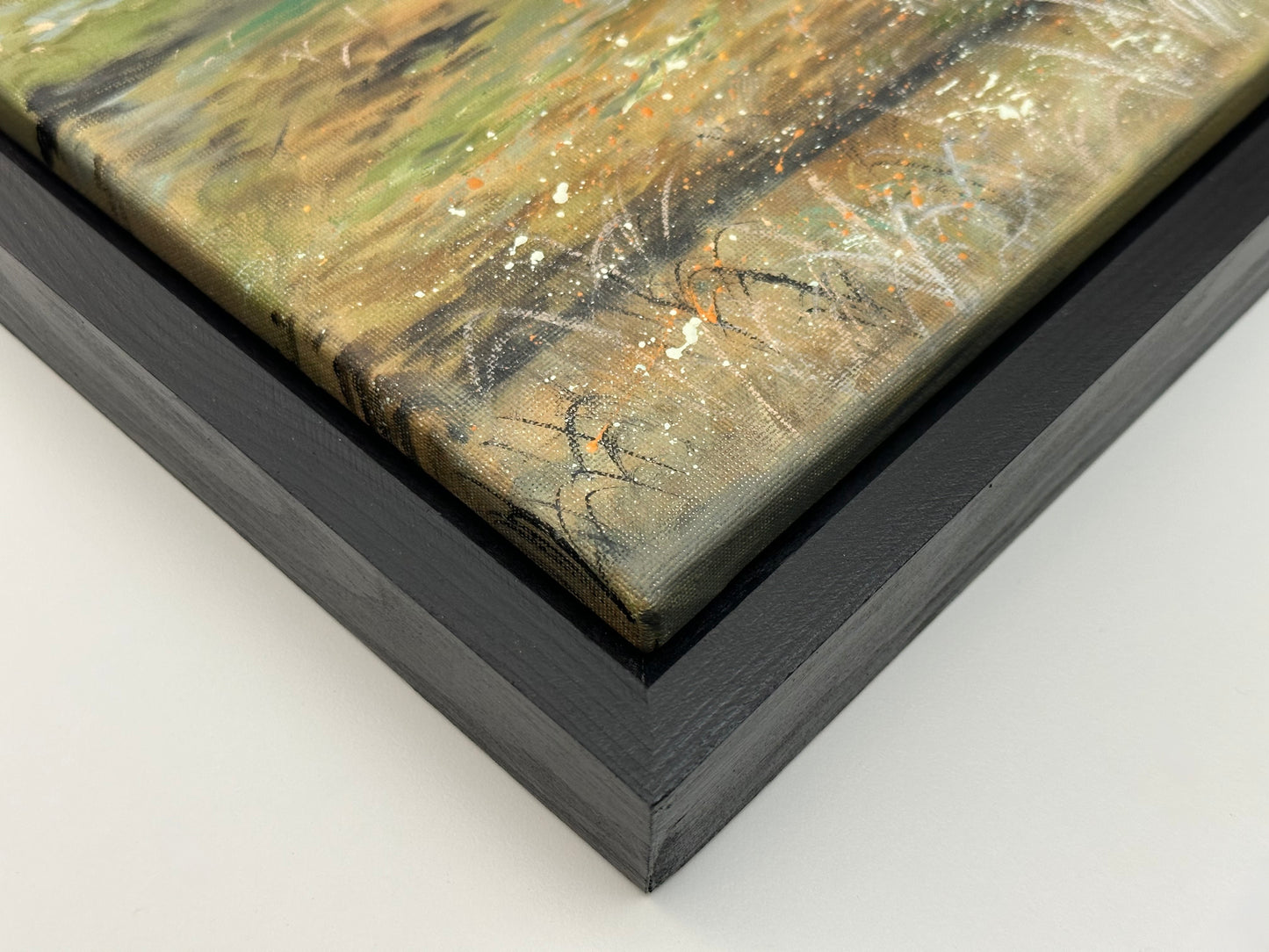 "Près du Lac Fourchu" oil painting