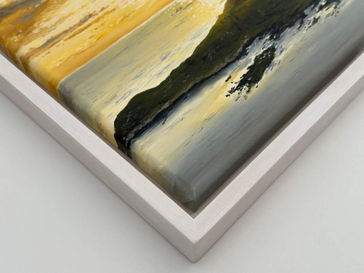 “Sunset over the Lofoten Islands” oil painting