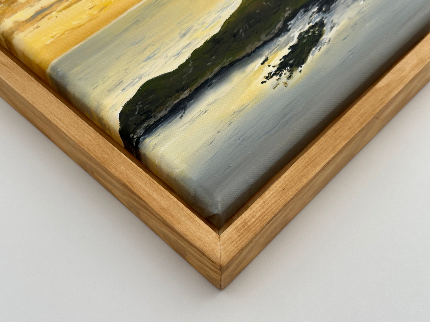 “Sunset over the Lofoten Islands” oil painting