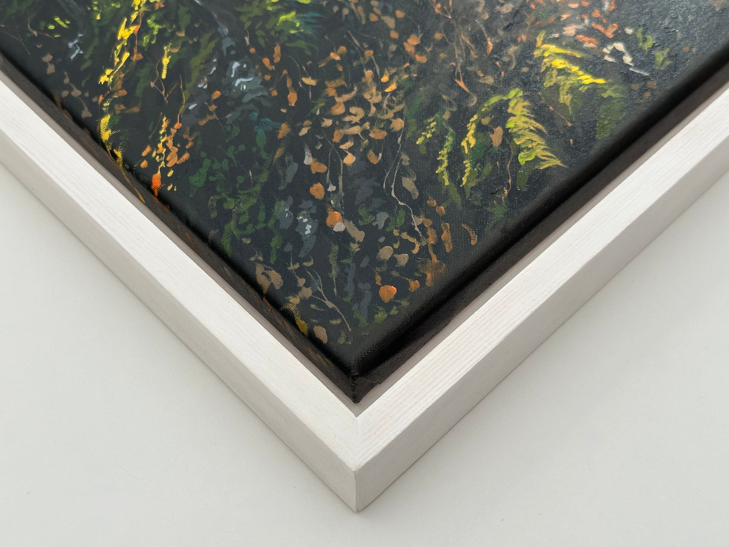 “Sunlit Forest” oil painting
