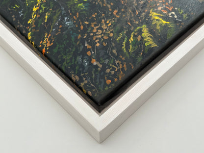 “Sunlit Forest” oil painting
